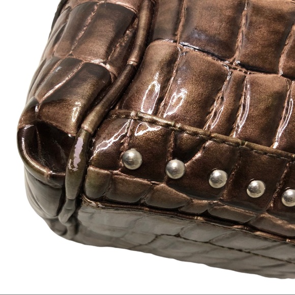 Kathy Van Zealand Large Duffle Style Weekender Shoulder Purse Satchel Bag - Picture 12 of 16